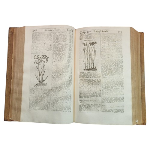 72 - Salmon (William). Botanologia. The English Herbal: Or, History of Plants Containing I. Their Names, ... 