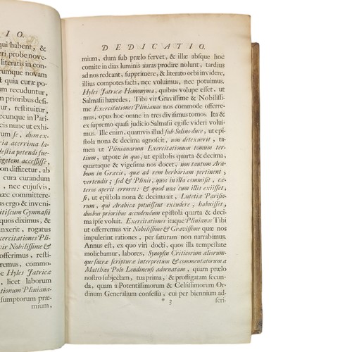 73 - Salmasius, Claudius
Plinianae exercitationes in Caji Julii Solini polyhistora . . . ex veteribus lib... 