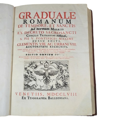 84 - Antiphonal. Graduale Romanum de Tempore, et Sanctis: ad normam Missalis ex decreto sacrosacti Concil... 