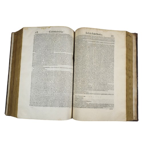 87 - Cicero
De rhetorica volumen primum (-secundum). 
Venice: Aldus, 1583; Epistolae familiares; epistola... 