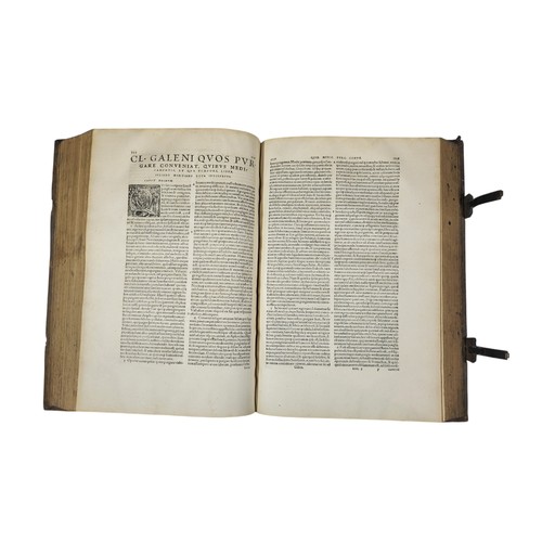 92 - Galenus. 
Opera [Latin]. 
Basel: Froben, 1549. 
Second, very rare Froben edition (third overall edit... 