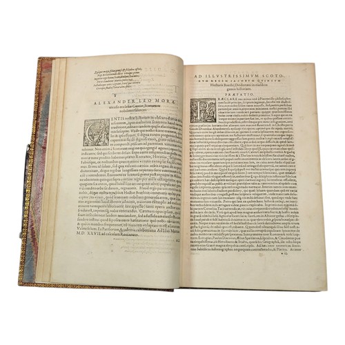 95 - Boece, Hector (14657-1536). 
Scotorum historiae a prima gentis origine... libri XIX.
Duo postremi hu... 