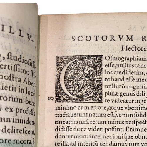 95 - Boece, Hector (14657-1536). 
Scotorum historiae a prima gentis origine... libri XIX.
Duo postremi hu... 