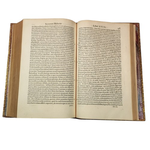 95 - Boece, Hector (14657-1536). 
Scotorum historiae a prima gentis origine... libri XIX.
Duo postremi hu... 