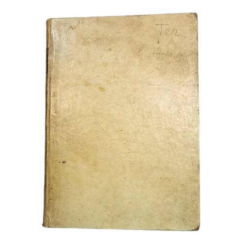 101 - Terenzio, Publio Afro
P. Terentii Afri poetae lepidissimi Comoediae, Venice 1545.
[14], 154, 117, [4... 