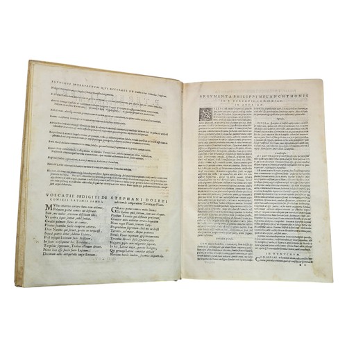 101 - Terenzio, Publio Afro
P. Terentii Afri poetae lepidissimi Comoediae, Venice 1545.
[14], 154, 117, [4... 