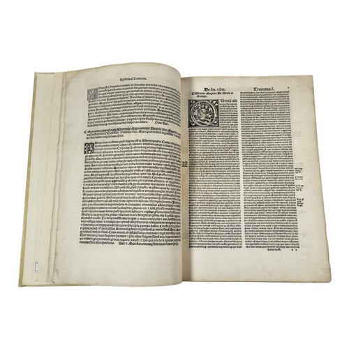 106 - Albertus Magnus
Tabula tractatuum parvorum naturalium, 
[colophon:] Venice, heirs of Octavianus Scot... 