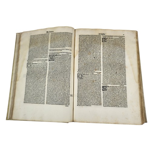 106 - Albertus Magnus
Tabula tractatuum parvorum naturalium, 
[colophon:] Venice, heirs of Octavianus Scot... 