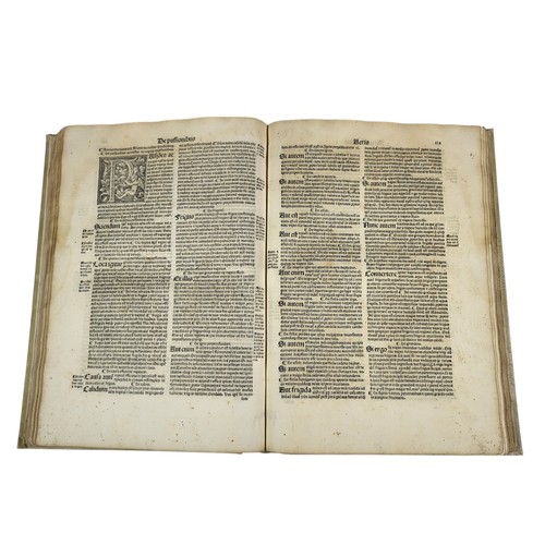 106 - Albertus Magnus
Tabula tractatuum parvorum naturalium, 
[colophon:] Venice, heirs of Octavianus Scot... 