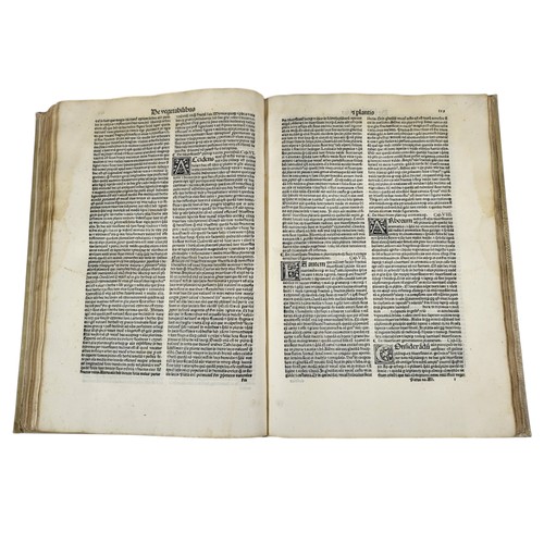 106 - Albertus Magnus
Tabula tractatuum parvorum naturalium, 
[colophon:] Venice, heirs of Octavianus Scot... 