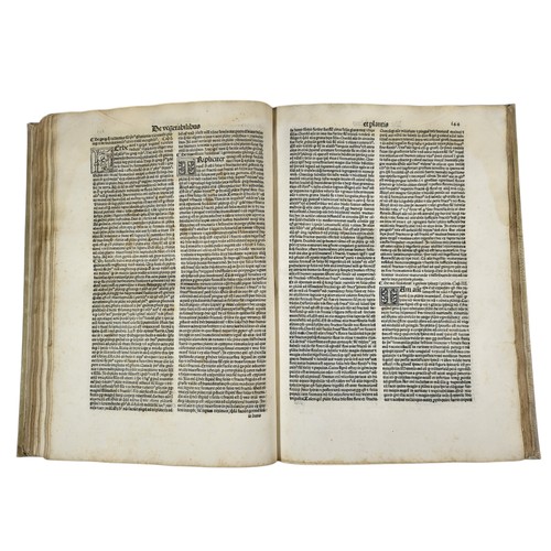 106 - Albertus Magnus
Tabula tractatuum parvorum naturalium, 
[colophon:] Venice, heirs of Octavianus Scot... 