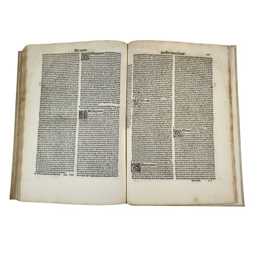 106 - Albertus Magnus
Tabula tractatuum parvorum naturalium, 
[colophon:] Venice, heirs of Octavianus Scot... 