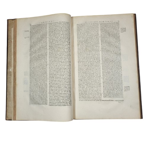 109 - Arrianus.
De expeditione Alexandri Magni. 
[Geneva]: Henri Estienne, 1575.
First critical edition, w... 