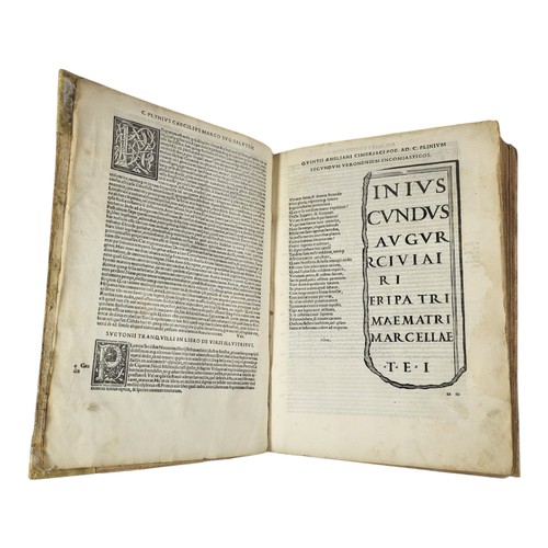 112 - Gaius Plinius Secundus
Naturalis historiae libri XXXVII e castigationibus Hermolai Barbari, ac codic... 