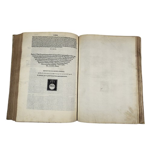 112 - Gaius Plinius Secundus
Naturalis historiae libri XXXVII e castigationibus Hermolai Barbari, ac codic... 