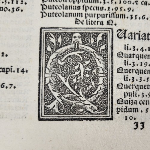 112 - Gaius Plinius Secundus
Naturalis historiae libri XXXVII e castigationibus Hermolai Barbari, ac codic... 