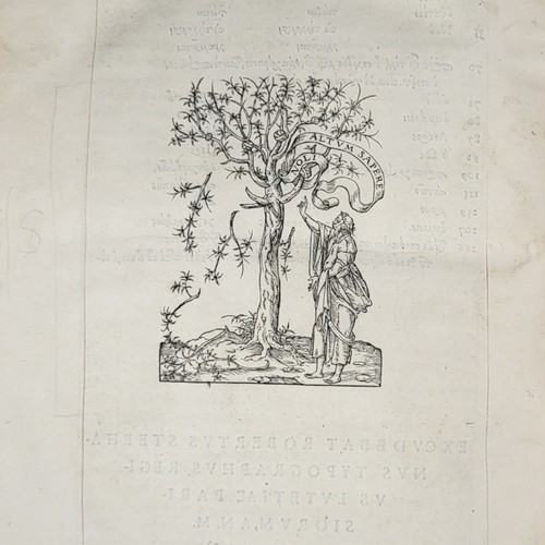 113 - Eusebio. 
Eusebii Pamphili Evangelicae praeparationis lib. XV. 
Lutetiae: Robert Estienne, 1544.
Eus... 