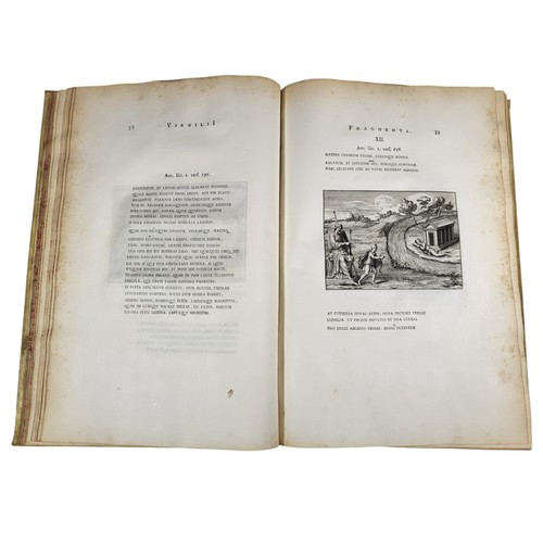 124 - Virgil [Virgilius Maro, Publius]
Antiquissimi Virgiliani Codicis Fragmenta et Picturae ex Bibliothec... 