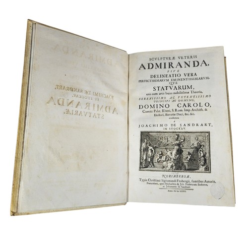 125 - Sandrart, Joachim Von
Sculpturae veteris admiranda, sive delineatio vera perfectissimarum eminentiss... 