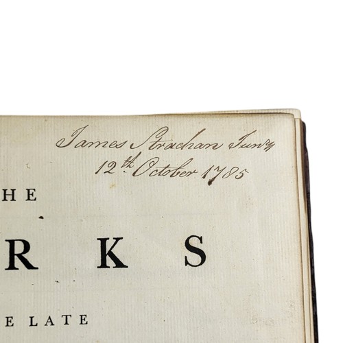 126 - Addison, Joseph. 
The Works of the Late Right Honorable Joseph Addison, Esq.
Birmingham: John Basker... 