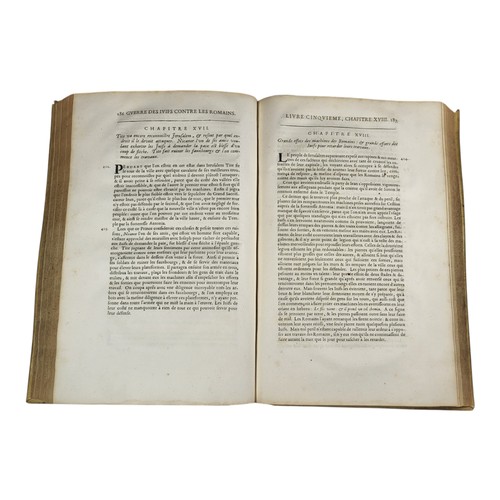 127 - Josephus, Flavius
Histoire de la guerre des Juifs contre les Romains. Traduit du Grec par Arnauld d'... 