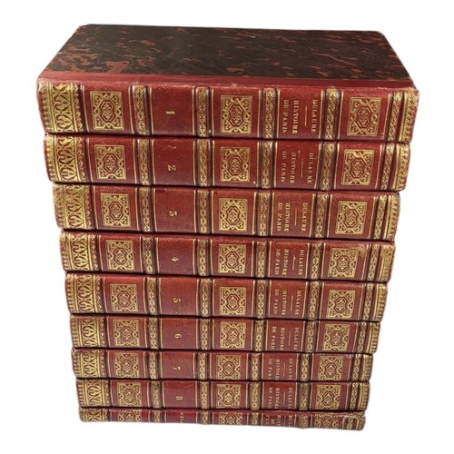 135 - Dulaure. 
Histoire De Paris. WITH Atlas. 
Paris: Furne, 1837
Eight volume set, plus the atlas (5 map... 