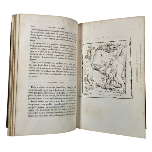 135 - Dulaure. 
Histoire De Paris. WITH Atlas. 
Paris: Furne, 1837
Eight volume set, plus the atlas (5 map... 