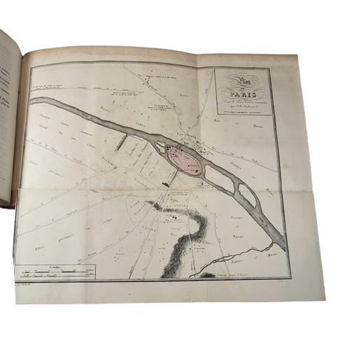 135 - Dulaure. 
Histoire De Paris. WITH Atlas. 
Paris: Furne, 1837
Eight volume set, plus the atlas (5 map... 