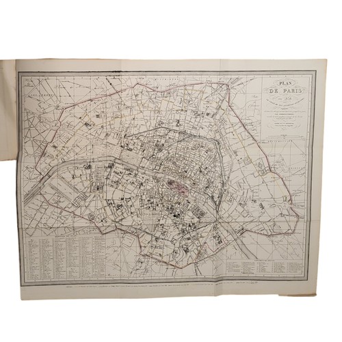 135 - Dulaure. 
Histoire De Paris. WITH Atlas. 
Paris: Furne, 1837
Eight volume set, plus the atlas (5 map... 