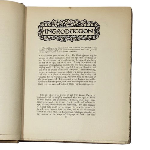 136 - Spenser, Edmund 
The Faerie Queene
London: J M Dent 1897. 
Two volumes. Limited to 1250 copies, well... 