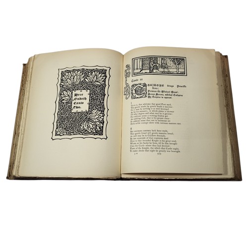 136 - Spenser, Edmund 
The Faerie Queene
London: J M Dent 1897. 
Two volumes. Limited to 1250 copies, well... 