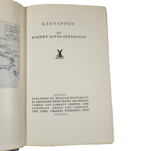 137 - Robert Louis Stevenson
Works. Vailima edition. 
London: William Heinemann 1922
Twenty six volumes of... 