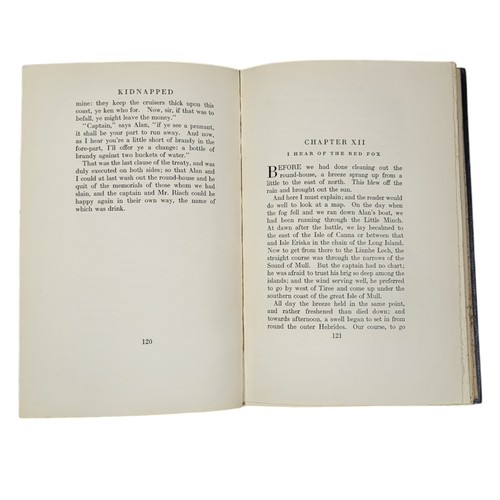 137 - Robert Louis Stevenson
Works. Vailima edition. 
London: William Heinemann 1922
Twenty six volumes of... 