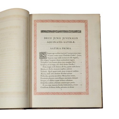 139 - Juvenalis / Persius Flaccus 
Decii Junii Juvenalis Aquinatis Satirae Decem et sex Auli Persii Flacci... 