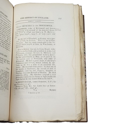 141 - Granger
A biographical history of England, from Egbert the Great to the revolution [4 vols]
London: ... 