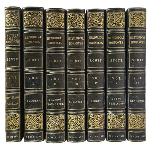 142 - Walter Scott 
Poetical Works 
Edinburgh: Archibald Constable 1822-1830
Fifty three volume set of Sco... 