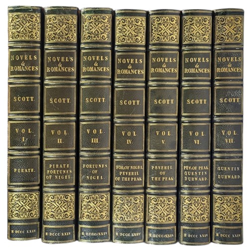 142 - Walter Scott 
Poetical Works 
Edinburgh: Archibald Constable 1822-1830
Fifty three volume set of Sco... 