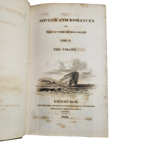 142 - Walter Scott 
Poetical Works 
Edinburgh: Archibald Constable 1822-1830
Fifty three volume set of Sco... 