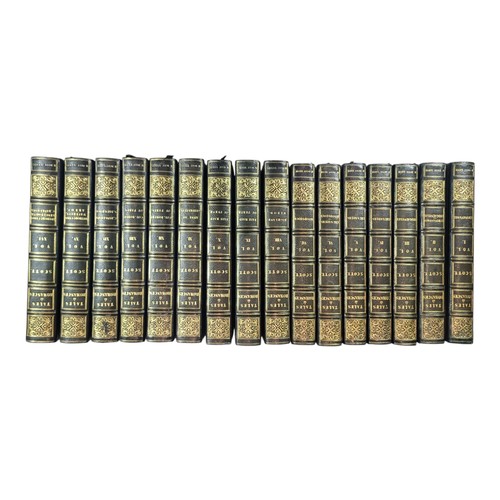 142 - Walter Scott 
Poetical Works 
Edinburgh: Archibald Constable 1822-1830
Fifty three volume set of Sco... 