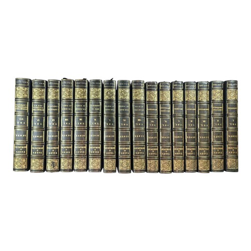 142 - Walter Scott 
Poetical Works 
Edinburgh: Archibald Constable 1822-1830
Fifty three volume set of Sco... 