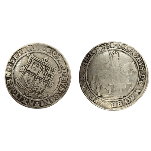 255 - SCOTTISH INTEREST, AN EARLY 17TH CENTURY JAMES VI, 1567 - 1625 SILVER 30 SHILLINGS COIN
9th coinage,... 