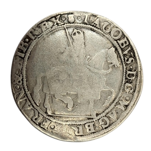 255 - SCOTTISH INTEREST, AN EARLY 17TH CENTURY JAMES VI, 1567 - 1625 SILVER 30 SHILLINGS COIN
9th coinage,... 