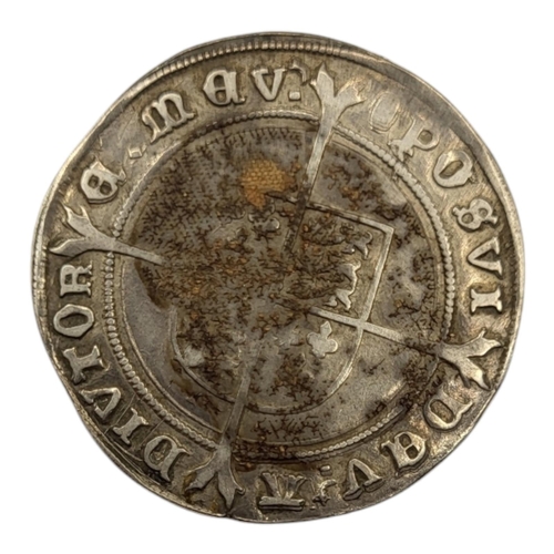 261 - A 16TH CENTURY BRITISH EDWARD VI, 1547 - 1553, FINE SILVER 1 SHILLING COIN
3rd period. 
(approx diam... 