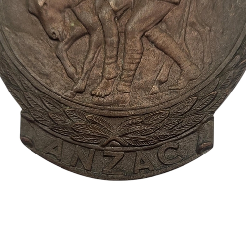 311 - WORLD WAR I GALLIPOLI CAMPAIGN. BRONZE ANZAC COMMEMORATIVE MEDALLION
Depicting Private John Simpson ... 