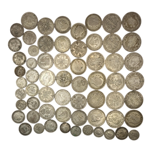 321 - A COLLECTION 20TH CENTURY GEORGE V AND GEORGE VI COINS, 1920 - 1945
Comprising thirteen George V hal... 