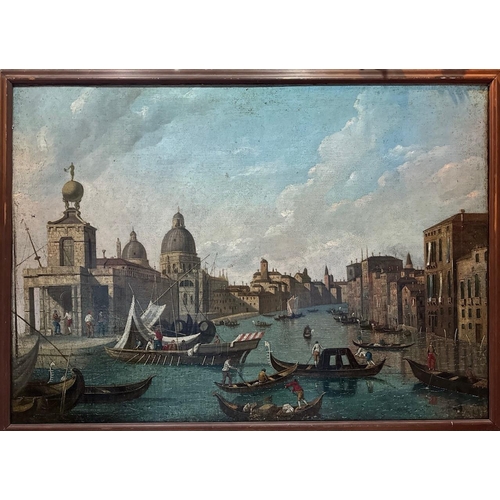 548 - SCHOOL OF GIOVANNI ANTONIO CANAL, CALLED CANALETTO, VENICE, 1697 - 1768, AN EXTREMELY LARGE AND IMPR... 