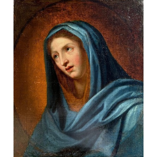 562 - CIRCLE OF GUIDO RENI, BOLOGNA, 1575 - 1642, OIL ON CANVAS
Titled ‘The Sorrowful Mother’, unframed, r... 