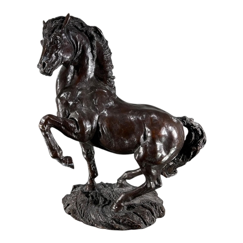 428 - LORNE MCKEANE, BRITISH, B. 1939, ‘PONY STALLION’, A 20TH CENTURY BRONZE SCULPTURE OF A HORSE
Signed ... 