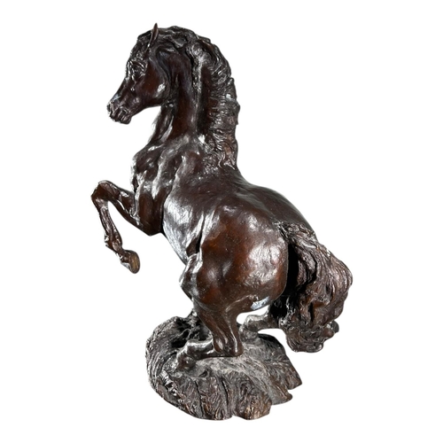 428 - LORNE MCKEANE, BRITISH, B. 1939, ‘PONY STALLION’, A 20TH CENTURY BRONZE SCULPTURE OF A HORSE
Signed ... 