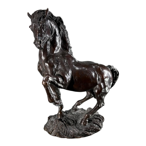 428 - LORNE MCKEANE, BRITISH, B. 1939, ‘PONY STALLION’, A 20TH CENTURY BRONZE SCULPTURE OF A HORSE
Signed ... 